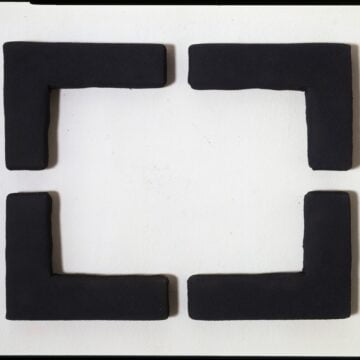 Pinelli, Pino , pittura blu 4 Teile, 1976, Mischtechnik, VAF 843, Roverto, Mart