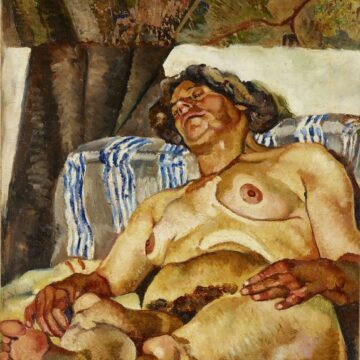 Pirandello, Fausto , Nudo in prospettiva, 1923, olio su tela, VAF 2205, Roverto, Mart