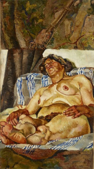Pirandello, Fausto , Nudo in prospettiva, 1923, olio su tela, VAF 2205, Roverto, Mart