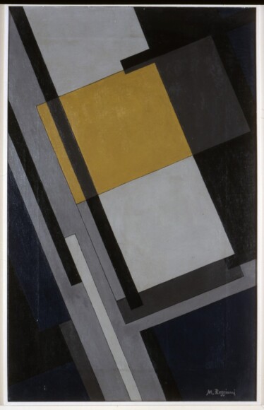 Reggiani, Mauro , Composizione P-37-10, 1937, olio su tela, VAF 1161, Roverto, Mart