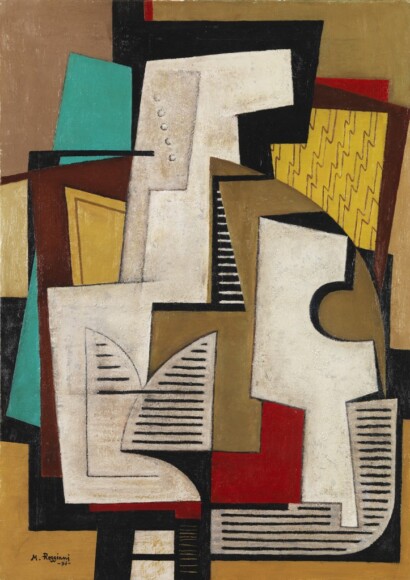 Reggiani, Mauro , Composizione, 1934, olio su tela, VAF 852, Roverto, Mart