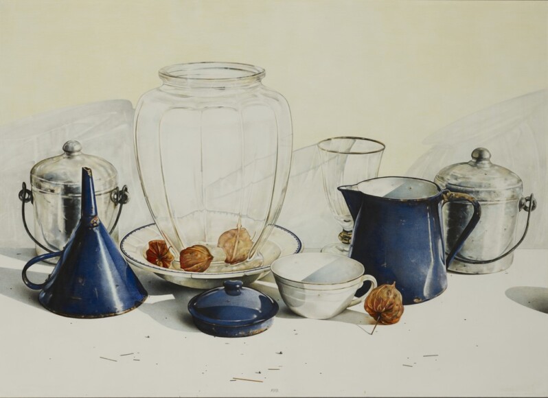 Rocca, Gianluigi (1957) , natura morta del ricordo, 2007, matita su carta, VAF 2316, Roverto, Mart