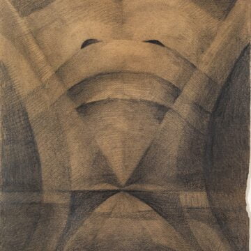 Romani, Romolo , L'urlo, 1904-1905 , gesso grasso su carta, VAF 855, Roverto, Mart