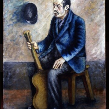 Rosai, Ottone , Chitarrista, 1927, olio su tela, VAF 1848, Roverto, Mart