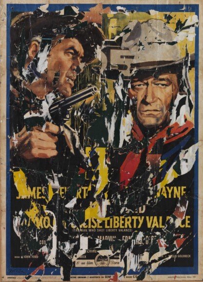 Rotella, Mimmo , Liberty Valdace, 1963, décollage, VAF 463, Roverto, Mart