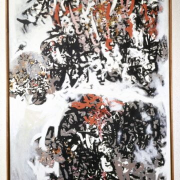 Sanfilippo, Antonio , ohne Titel, 1958, tempera su tela, VAF 467, Roverto, Mart