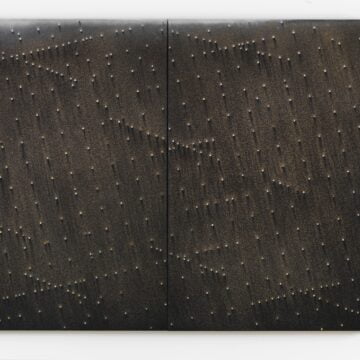 Sanna, Sandro , Bisanzio lunare - 1 a - dittico, 2005, tecnica mista su tela, VAF 1513, Roverto, Mart