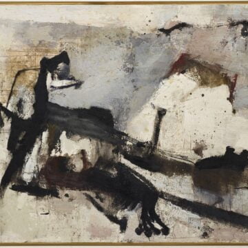 Santomaso, Giuseppe, angoscia a Gravina, 1960, olio su tela, VAF 2145, Roverto, Mart