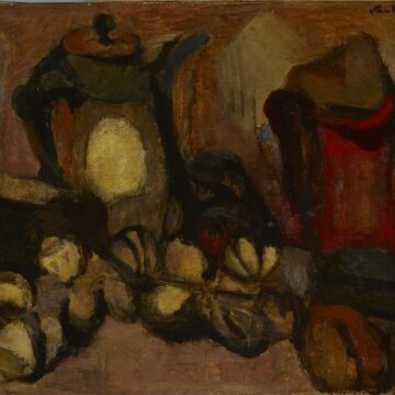 Santomaso, Giuseppe , Natura morta, 1945, olio su tela, VAF 2398, Roverto, Mart