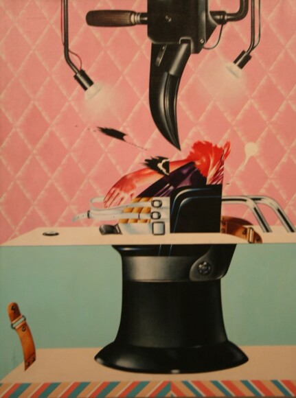 Sarri, Sergio , Beauty machine, 1971, acrilico su tela, VAF 1420, Roverto, Mart