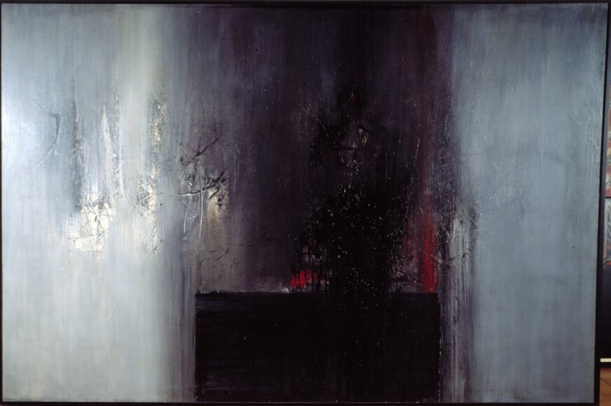 Scanavino, Emilio , della crocifissione, 1963, olio su tela, VAF 658, Roverto, Mart