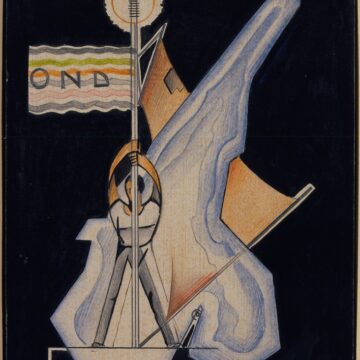 Verossì, (Siviero, Albino) , OND - Lago di Garda, 1930, collage, VAF 1994, Roverto, Mart