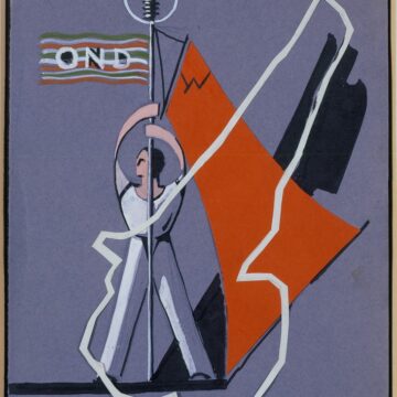 Verossì, (Siviero, Albino) , Ond W, 1930, collage, VAF 1995, Roverto, Mart