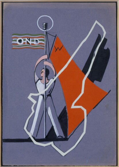 Verossì, (Siviero, Albino) , Ond W, 1930, collage, VAF 1995, Roverto, Mart