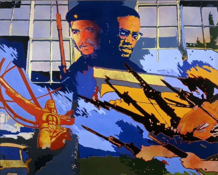 Spadari, Giangiacomo , storia americana, 1970, acrilico su tela, VAF 1725, Roverto, Mart