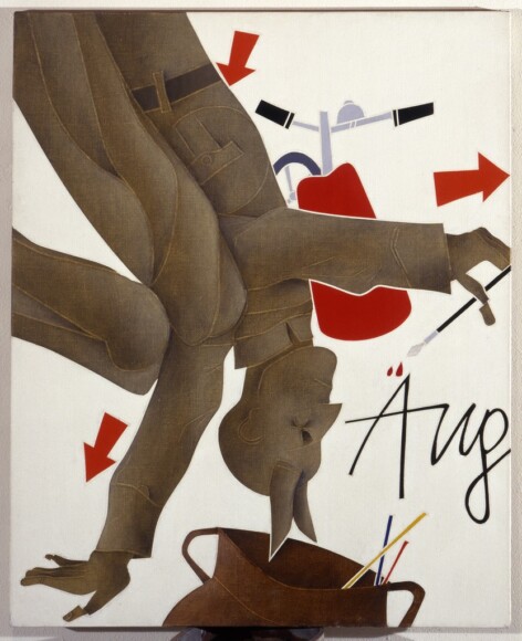 Tadini, Emilio , Angelus Novus, 1978, acrilico su tela, VAF 514, Roverto, Mart