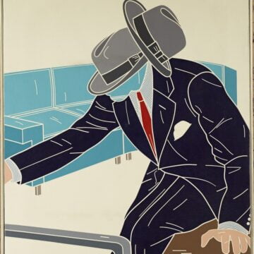 Tadini, Emilio , l'uomo dell'organizzazione , 1968, acrilico su tela , VAF 2142, Roverto, Mart