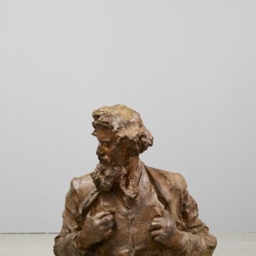 Troubetzkoy , Busto di Segantini, 1896, gesso dipinto, VAF 2226, Roverto, Mart