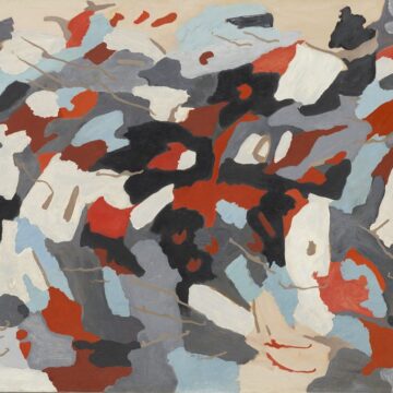 Turcato, Giulio , Il deserto che si spacca, 1957, olio su tela, VAF 519, Roverto, Mart