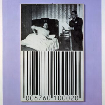 Vaccari, Franco , Depero legge una poesia a Marinetti , 1989, Fotografie auf Leinwand, VAF 537, Roverto, Mart