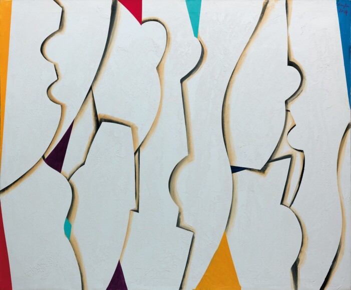 Vaccarone, Francesco, discoteca, 2014, olio su tela, VAF 2529, Rovereto, Magazzino VAF