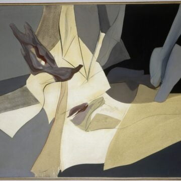 Volpini, Renato , così incominciò il sesso nell'uomo, 1961, olio su tela, VAF 952, Roverto, Mart