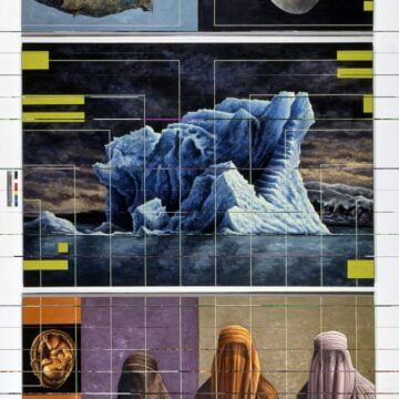 Zucchi, Andrea , trittico - mondi, 2000, Öl auf Leinwand, VAF 914, Roverto, Mart