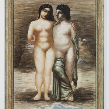 De Chirico, Giorgio , Les deux nus, 1926, olio su tela, VAF 663, Roverto, Mart